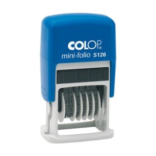 Colop Mini-Folio S126 Numeratörlü Kaşe