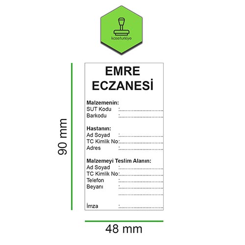 Eczacı Kaşesi, Noter Kaşesi, Büyük Boy Kaşe Eczacı Kaşesi, Noter Kaşesi, Büyük Boy Kaşe