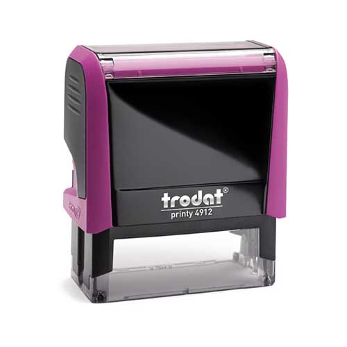 Trodat Printy 4912 Kendinden Mürekkepli Otomatik Kaşe - Mor Trodat Printy 4912 Kendinden Mürekkepli Otomatik Kaşe - Mor