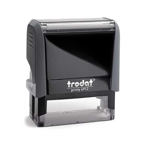 Trodat Printy 4912 Kendinden Mürekkepli Otomatik Kaşe - Gri Trodat Printy 4912 Kendinden Mürekkepli Otomatik Kaşe - Gri