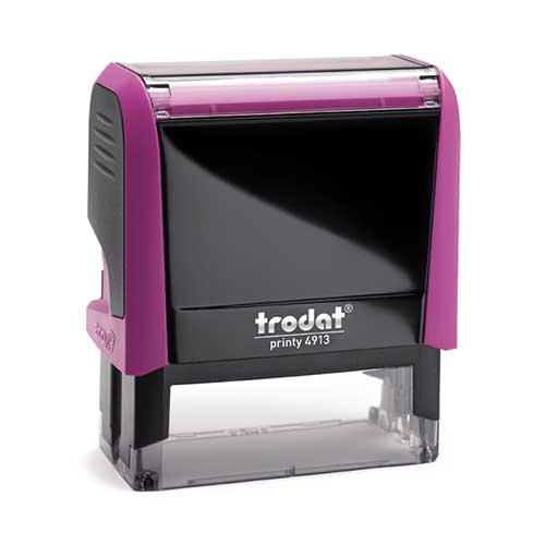 Trodat Printy 4913 Kendinden Mürekkepli Otomatik Kaşe - Mor Trodat Printy 4913 Kendinden Mürekkepli Otomatik Kaşe - Mor