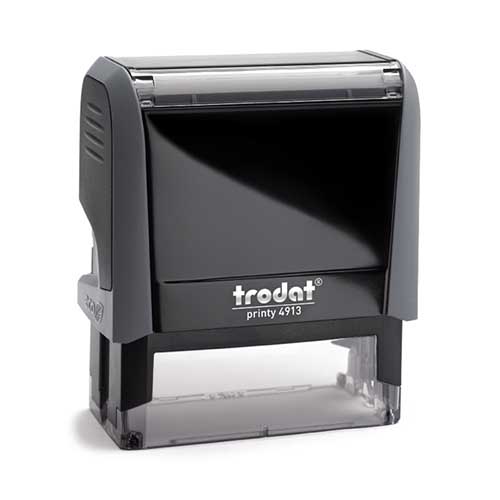 Trodat Printy 4913 Kendinden Mürekkepli Otomatik Kaşe - Gri Trodat Printy 4913 Kendinden Mürekkepli Otomatik Kaşe - Gri