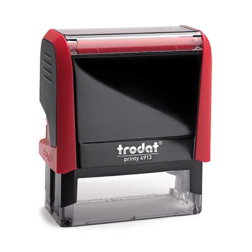 Trodat Printy 4913 Kendinden Mürekkepli Otomatik Kaşe - Kırmızı Trodat Printy 4913 Kendinden Mürekkepli Otomatik Kaşe - Kırmızı