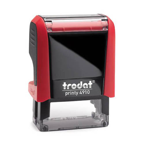 Trodat Printy 4910 Kendinden Mürekkepli Otomatik Kaşe - Kırmızı Trodat Printy 4910 Kendinden Mürekkepli Otomatik Kaşe - Kırmızı