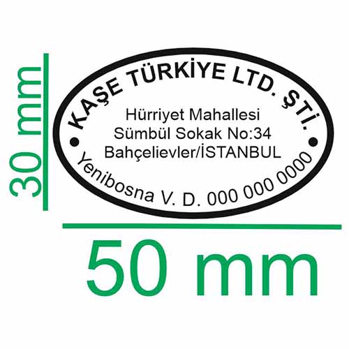 Sırdaş Oval MobiStamps 3050 Yuvarlak Otomatik Kaşe Sırdaş Oval MobiStamps 3050 Yuvarlak Otomatik Kaşe