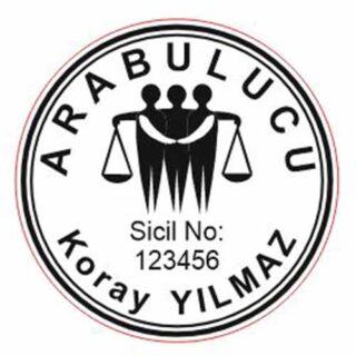 Yuvarlak Arabulucu Avukat Kaşesi