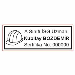 Baretli İş Sağlığı Güvenliği Kaşesi